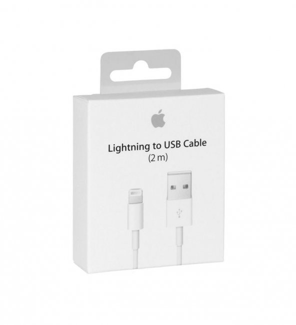 ASF İphone USB Lightning 2m. Şarj Kablosu+5W Adaptör (KABLO KORUYUCU HEDİYELİ!) - 5