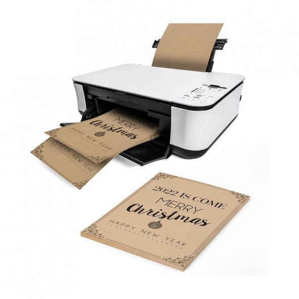 A4 Kraft Kağıt 80 Gr 100 Adet Artlantis Kraft Saman Kağıt 100 Adet - 5