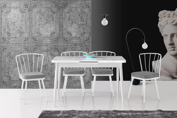 Lima Buse Mutfak Masa Sandalye Takımı 70x120 - 2