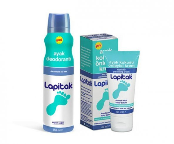 Lapitak Ayak Kokusuna Karşı Krem + Ayak Deo Set