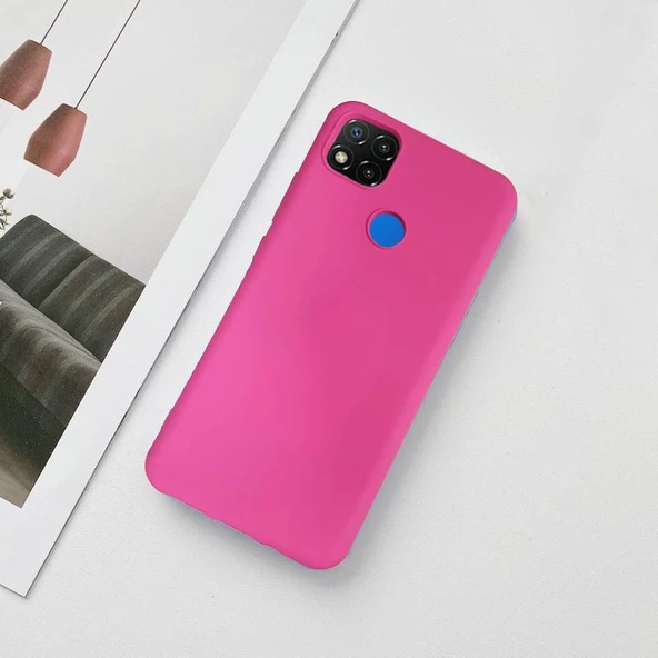 Xiaomi Redmi 9C Lansman Likid Silikon Kamera Korumalı Kılıf - 1