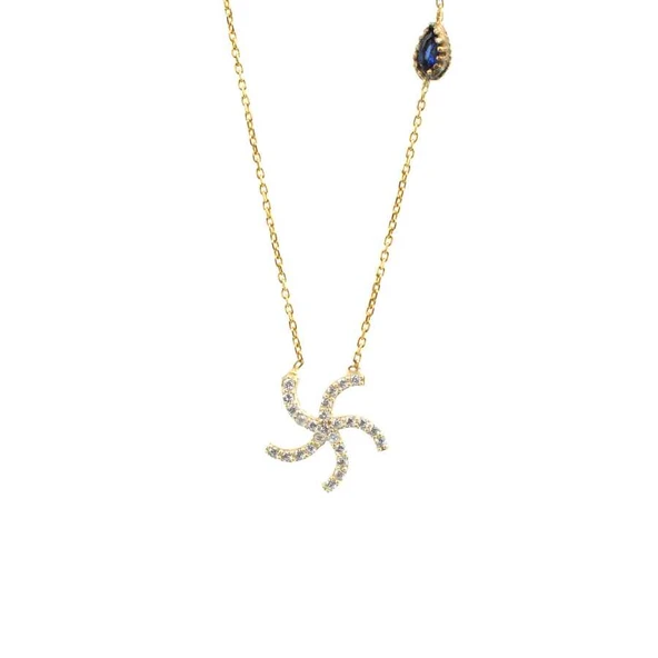 925 Ayar Gümüş Deniz Yıldızı Kolye ürün görseli 1