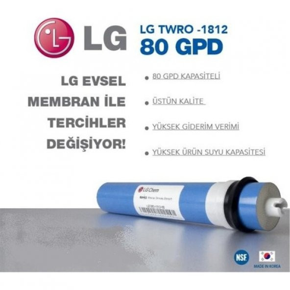 Su Arıtma Mebran Filtre - Ekonomik Mebran Filtre 75 Gp - 3