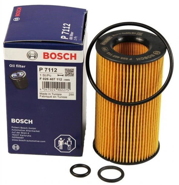 BOSCH YAĞ FİLTRESİ MERCEDES-BENZ SPRİNTER 3-T 09=>, A 180-200-220 CDI 12-18, B 180-200-220 CDI 11-18, C 18