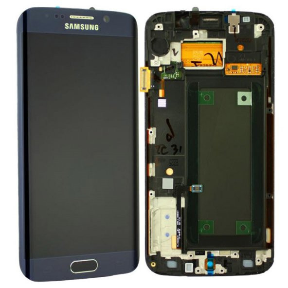 Samsung Galaxy S6 Edge (SM-G925F) LCD REVİZE EKRAN  MAVİ