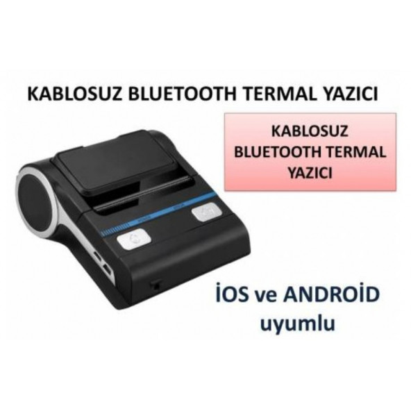 Milestone Mht P8001 - 80mm Bluetooth'lu Taşınabilir Termal Fiş  Etiket Ve Barkod Yazıcı - 2