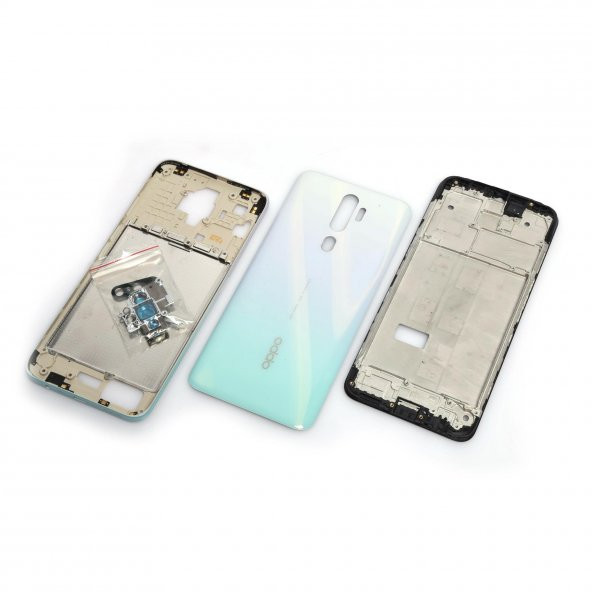 Oppo A5 2020 (CPH1931) ARKA FUL DOLU KASA PİL KAPAK  BEYAZ