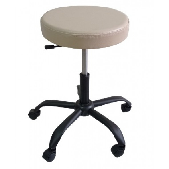 Siyah Metal Ayaklı Tabure Elden Hidrolikli - Resim 3