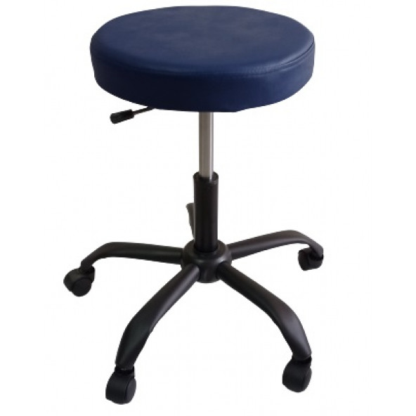 Siyah Metal Ayaklı Tabure Elden Hidrolikli - Resim 4