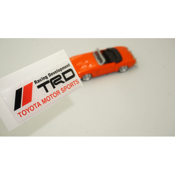 Toyota TRD Motorsport Logo Damla Silikon Plaka Logo Arma Amblem Yeni Stil ürün görseli