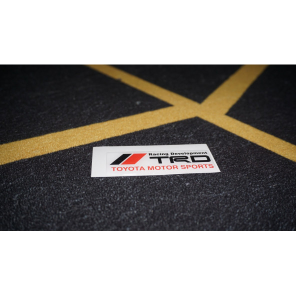 Toyota TRD Motorsport Logo Damla Silikon Plaka Logo Arma Amblem Yeni Stil - Resim 7