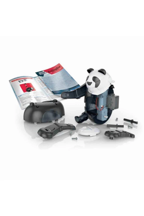 Clementoni Robotik Laboratuvarı Rollingbot Panda Gibi Takla Atan Robot - Resim 2