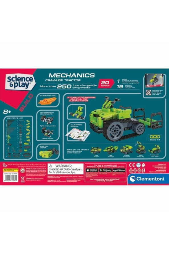 Clementoni Çiftlik Traktörü - Mekanik Laboratuarı +8 Yaş - Resim 6