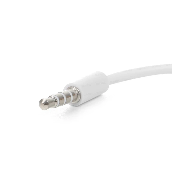 DARK 4 PIN 3.5MM STEREO ERKEK/2x3.5MM STEREO DISI CEVIRICI Y KABLO(DK-CB-AU - 5
