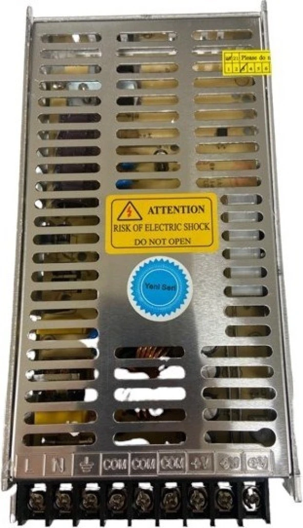 WELLPOWER WPS-40-5 5 VOLT 40 AMPER METAL KASA ADAPTÖR 5V 40A ADAPTÖR - Resim 3