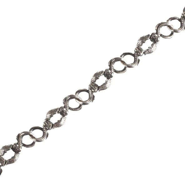 925 Ayar Gümüş Antik Bileklik - Resim 2