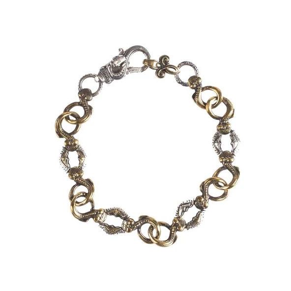 925 Ayar Gümüş ve Bronz Karışımı Antik Bileklik ürün görseli 1