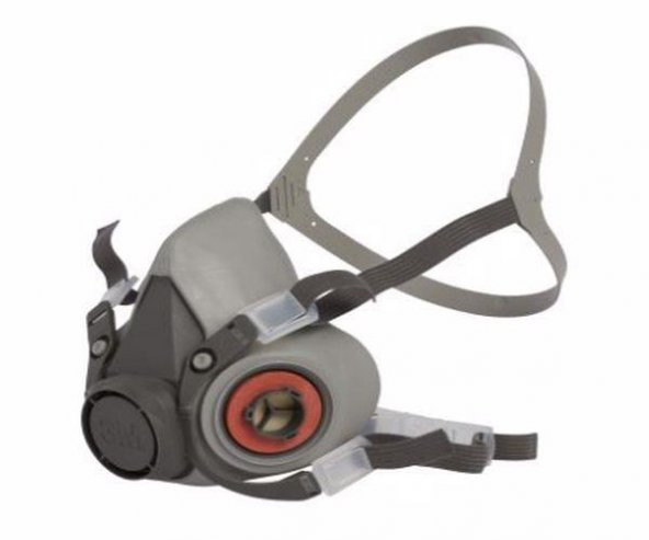 3M 6200 Yarım Yüz Maskesi + 3M 6059 Abek Filtre + 3M 5925 P2 Filtre +K501 Kapak - 5