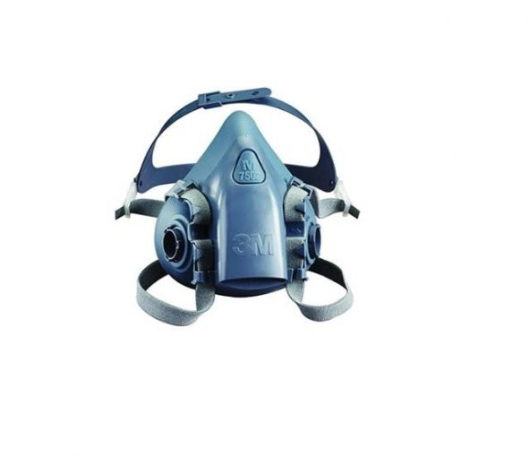 3M 7502 Yarım Yüz Maskesi + 3M 6059 Abek Filtre + 3M 5925 P2 Filtre +K501 Kapak - 4