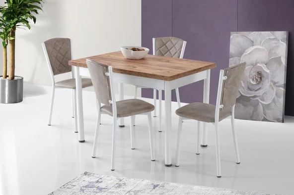Smart Milas Mutfak Masa Sandalye Takımı 70x110 - 2