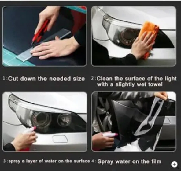 Far Filmi Stop Filmi Folyosu Kaplama Açık Siyah Dayanıklı Kaliteli - 2