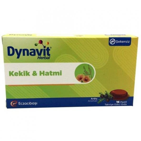 Dynavit Herbal Kekik ve Hatmi 16 Pastil 8699586114519