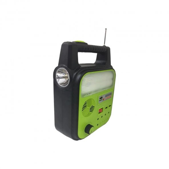 Güneş Enerjili Solar Aydınlatma Sistemi Radyo / 3 Ampül / Dat At 9012 - 2