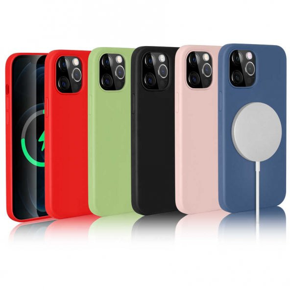 Apple iPhone 12 Pro Kılıf Zore Silksafe Wireless Kılıf - 10