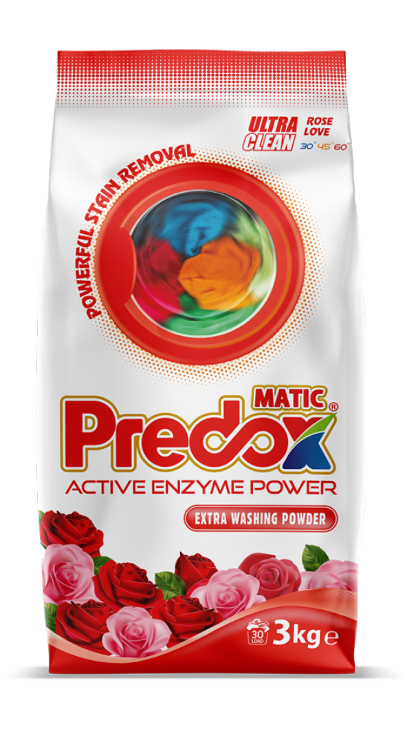Predox Predox Matic Toz Deterjan Gül 2 x 3kg ( - PttAVM