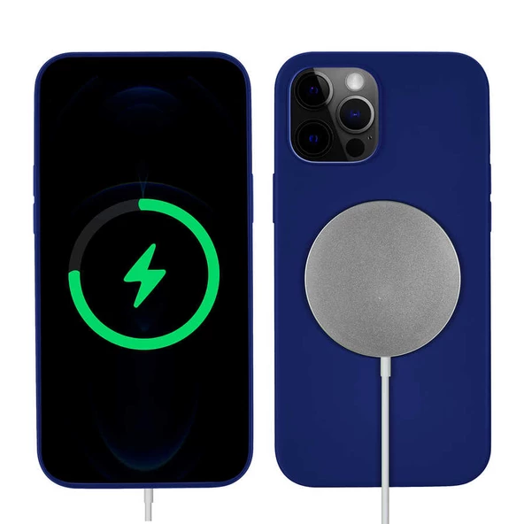 Apple iPhone 13 Pro Kılıf Zore Silksafe Wireless Kılıf - Resim 6