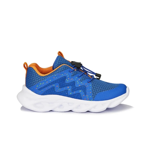 Vicco Hyper Desenli Unisex Çocuk Saks Mavi Spor Ayakkabı - 2