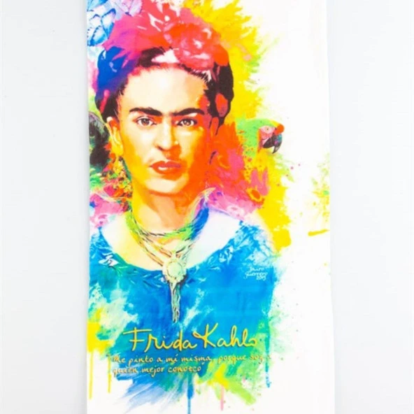 Frida Kahlo Temalı Buff Boyunluk Bandana No:4