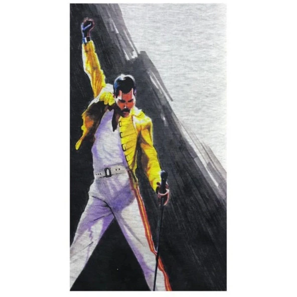 Freddie Mercury Temalı Buff Boyunluk Bandana No:29