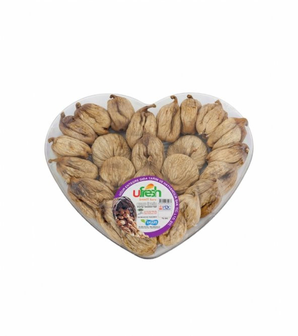 Kuru İncir - Şeffaf Kalp Tepsi (500 g) - 2