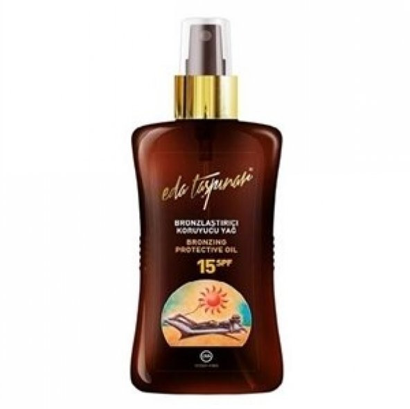 Eda Taşpınar Bronzlaştırıcı Koruyucu Yağ Spf 15 200 Ml