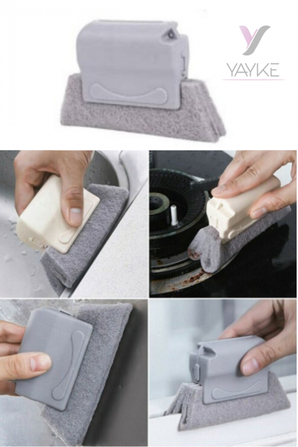 Yayke Pencere Panjur Oluk Kenarı Kapı Eşiği Duşakabin Aralık Temizleme Aparatı - Resim 5