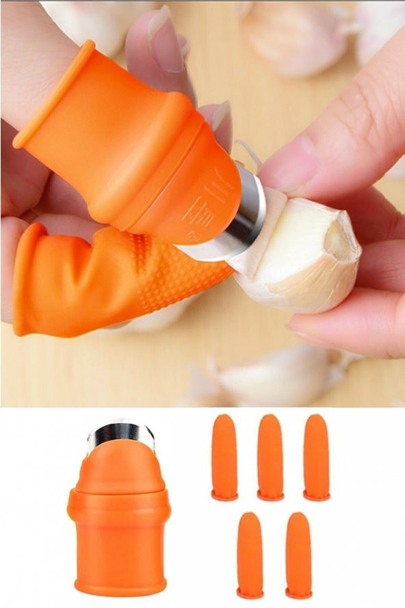 Yayke Silikon Parmak Soyacak Parmak Koruyuculu Tırnak Bıçak ürün görseli