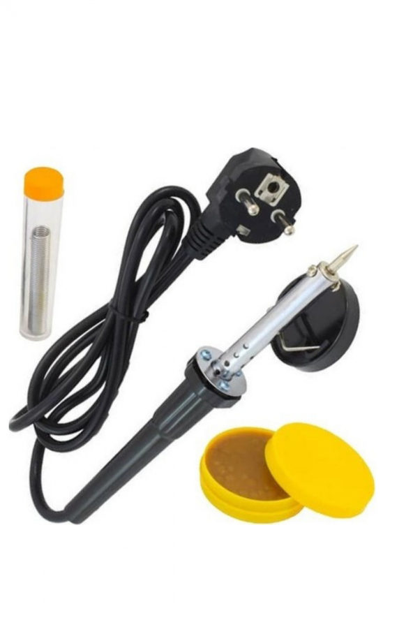 Yayke 40 Watt Profesyonel Lehim Kalem Havya Lüx Set Lehim Teli +Lehim Pastası +Mini Sehpa - 3