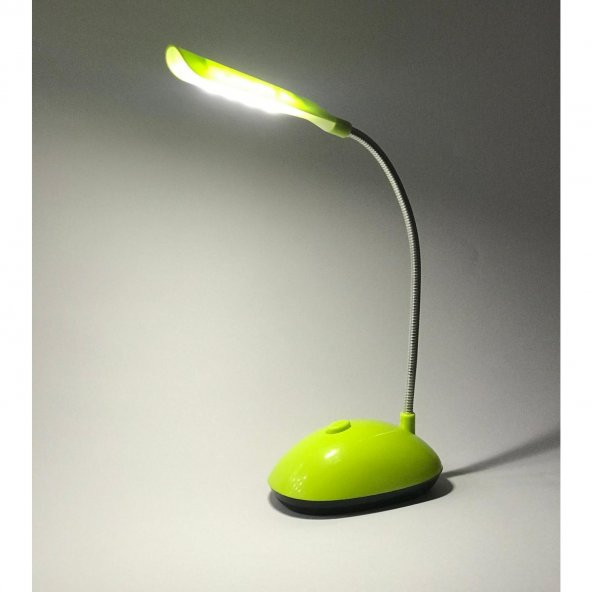 Yayke Mini Led Masa Lambası - Pilli Kitap Okuma Işığı - Led Lamba(Yeşil) - 2