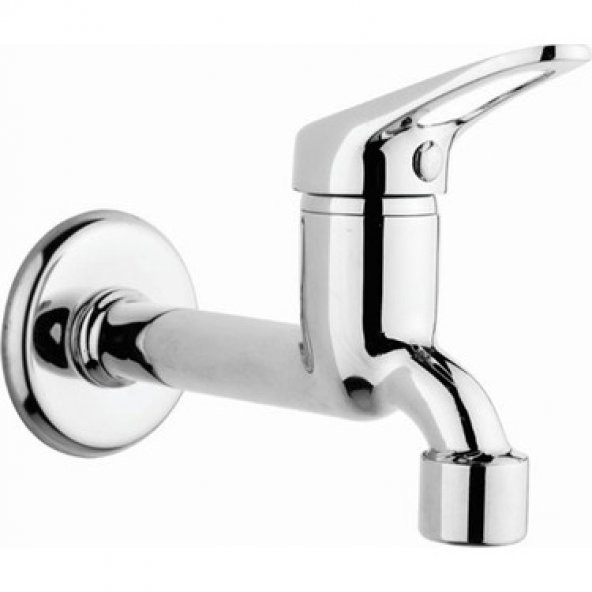 Yayke Aç Kapa Perletörlü Uzun Musluk Tuvalet Bahçe Çeşme Balkon Lavabo Wc Musluğu 1. Kalite Pirinç - 3
