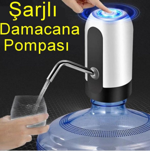 Yayke Usb Şarj Edilebilir Otomatik Damacana Su Pompası - 5