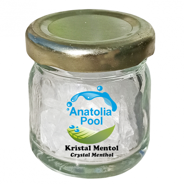 Anatolia Pool Sauna Buhar Esansı Kristal Mentol 10 gr (Sauna Essence Menthol Crystal)