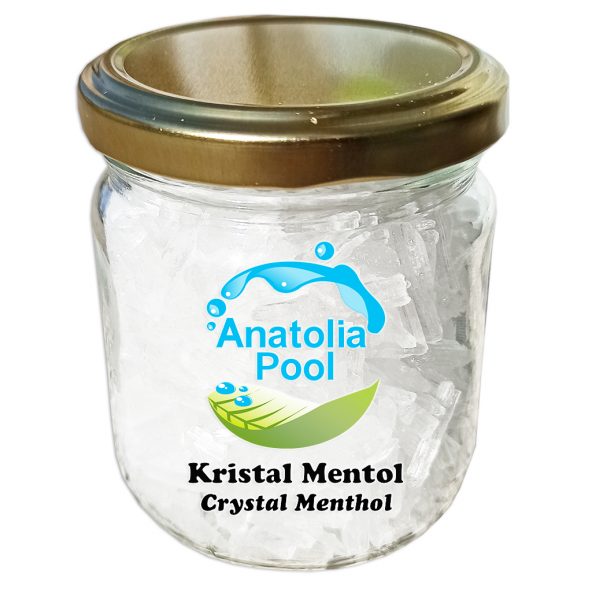 Anatolia Pool Sauna Buhar Esansı Kristal Mentol 50 gr (Sauna Essence Menthol Crystal)
