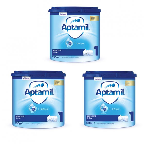 Aptamil 1 Bebek Sütü 350 gr 0-6 Ay Akıllı Kutu X 3 Adet