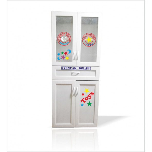 Hafif Tehlikesiz Plastik Kolay Taşınan Temizlenen Yıkanan Çocuk Oyuncak Eşya Çamaşır Dolabı Dolap