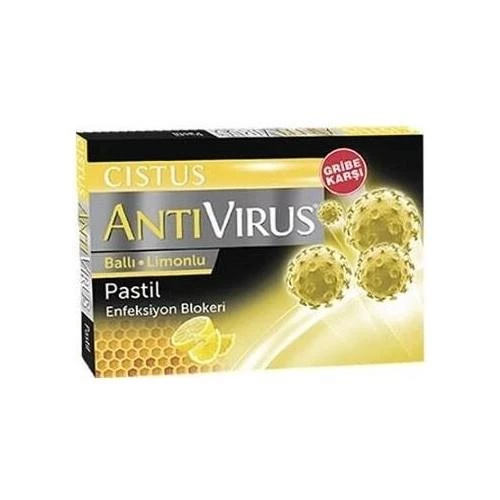 Cistus Antivirus Ballı Limonlu Pastil 10 Adet 8699293110576