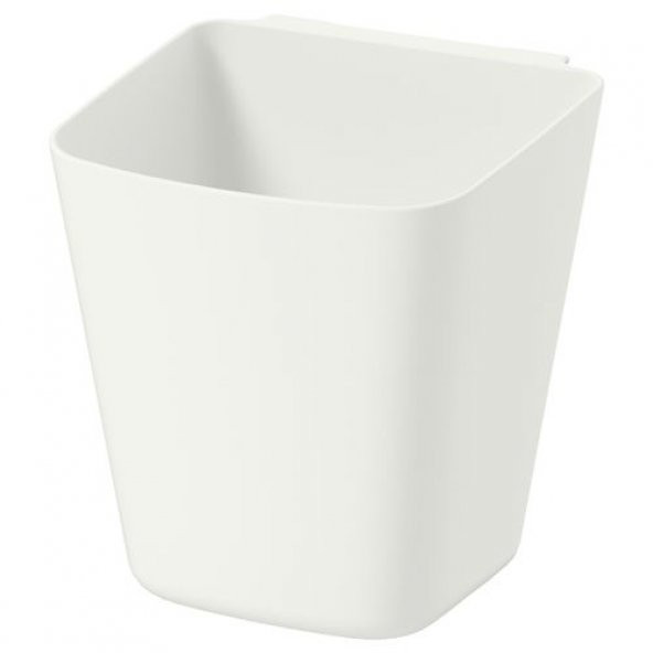 Çok Amaçlı Düzenleyici Kutu IKEA 12x11 cm Toparlayıcı Kutu Beyaz Renk Kalemlik Asılabilir