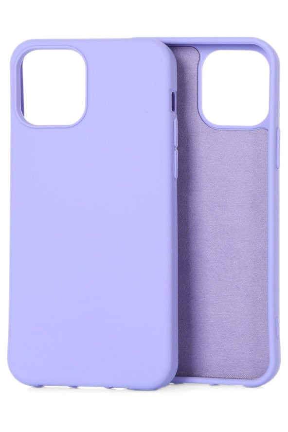 Apple iPhone 12 / 12 Pro Uyumlu Kamera Korumalı İçi Kadifeli Soft Silikon Kılıf - 3