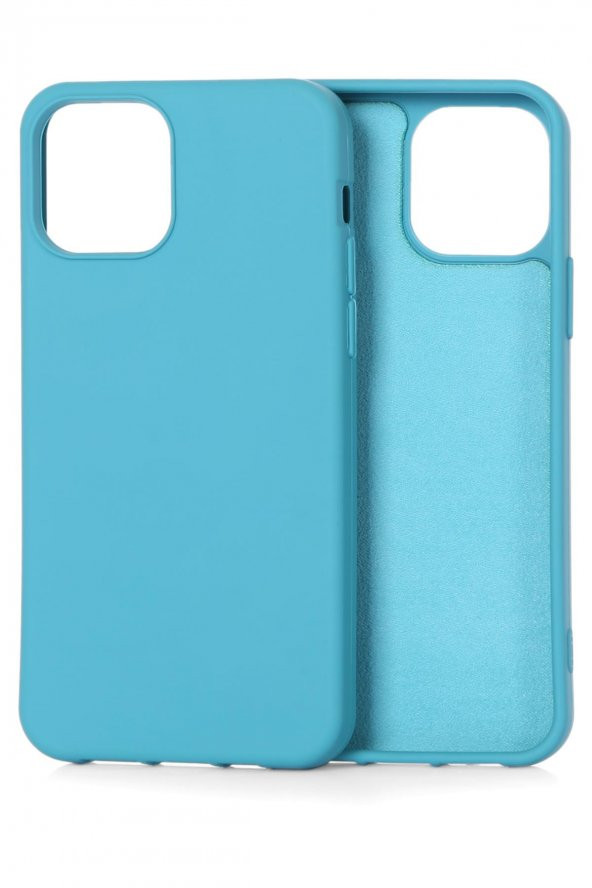Apple iPhone 12 / 12 Pro Uyumlu Kamera Korumalı İçi Kadifeli Soft Silikon Kılıf - 8