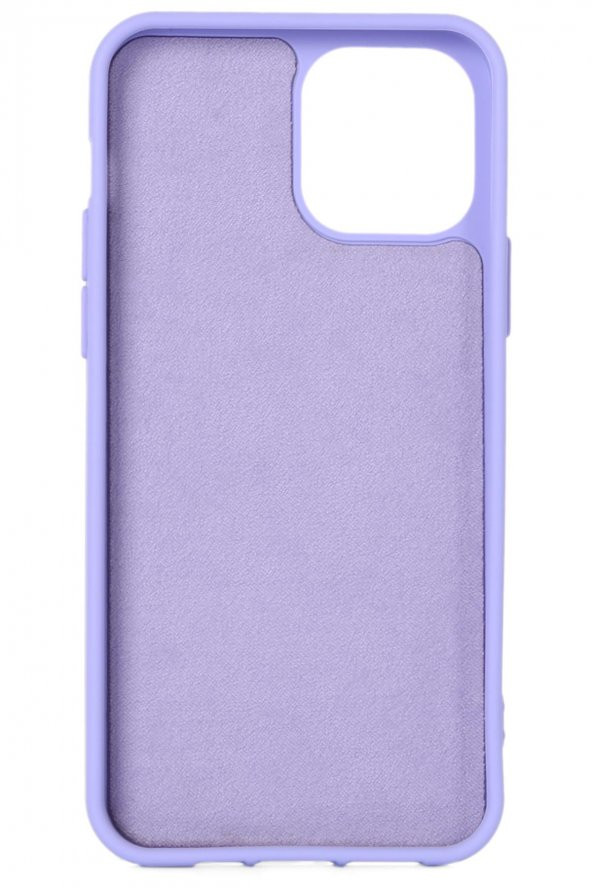 Apple iPhone 12 / 12 Pro Uyumlu Kamera Korumalı İçi Kadifeli Soft Silikon Kılıf - 11